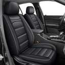 TTX LIGHTING Custom Seat Covers for Chevrolet Chevy Trax 2024 2025 2026 LT 2RS ACTIV LS 1RS - Vehicle Specific Waterproof Faux Leather Trax SUV Seat Covers Full Set for Chevy Trax Accessories - Black