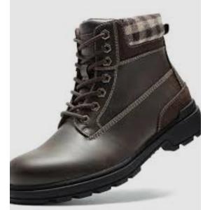 ZDLJYL Men's Snow Boots Outdoor Hiking Brown 9,5
