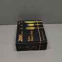 Dealusy 200 Count Heavy Duty Gold Plastic Silverware, 100 Forks, 50 Spoons, 50 Knives, BPA-Free, Heat Resistant, Disposable Plastic Utensils Set Cutlery Set, Plasticware Bulk