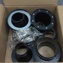 Magnetic Dust Collection Fittings Super Pack for 4" & 2.5" Shop Vac Hoses, Quickly Switch Hoses Between Woodworking Machines