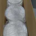 SIUQ 150 Pack Coffee Cup lids, Disposable Plastic Cup Lids for 10, 12, 16, 20, 24 oz Paper Cups, Hot/Cold Drinking Cup Lids, 3.54 Inches/90 mm Diameter - White