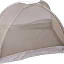 Faraday Fabric Radiation Shielding Bed Brown Canopy - Circle EMF Protection, Block 5G, Radiation Shielding Sleep, Medium