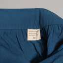 Blue linen wrap skirt, M