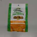 Greenies Feline Pill Pockets for Cats Natural Soft Cat Treats, Chicken Flavor, 1.6 oz. Pouch (45 Treats)