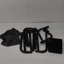 Elevated Dog Bed Raised Outdoor Dog Cot for Large Dogs, Installation Requires No Tools, Frame with Washable Cooling Breathable Mesh Anti-Slip Feet, Indoor Pet Bed, Black, 43.3 Inches