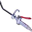 High Volume Air Blow Gun Alluminum Rubber Guard Air Flow Nozzle,Industrial Household Air Blower Gun,Pneumatic Air Compressor Accessories Dust Cleaning Tool