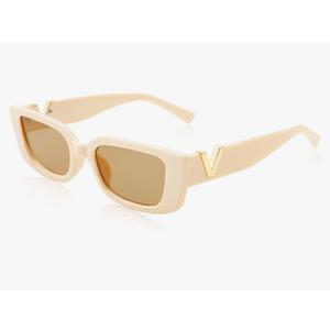 FEISEDY Small Rectangle Sunglasses for Women Men Vintage Trendy Y2K Rectangular Sunglasses B9066