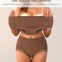 High Waisted Womens Cotton Underwear Tummy Control Comfortable Postpartum Panties Briefs (X-Large, Multicolor 3)