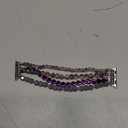JR.DM Beaded Bracelet Bands Women Compatible with Apple Watch 38mm 40mm 41mm 42mm(S10/11) Stretch Handmade Dressy Crystal Elastic Strap Replacement for iWatch Series 11/10/9/8/7/6/5/4/3/2/1/SE, Purple