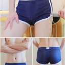 Men's Mesh 3 Inch Retro Workout Shorts Lounge Running Sexy Gym Athletic Fitness Casual Booty Short Shorts (A Royal Blue)