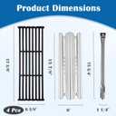 Replacement Kit for Broil King Replacement Parts 9221-64, Broil King Baron 320, 340, 420, 440, 490 Parts, Huntington 2122-64 2122-67 6020-54 6020-57 6020-64 6020-67 6023-89 6120-64 Replacement Parts