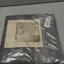 Non Slip Bath Mat, Rubber Backing Ultra Thin Bathroom Rugs Fit Under Door Quick Dry Super Absorbent Washable Bath Rug Shower Mat for Bathroom Floor Bathtub Sink, Easy Care Dark Grey 24"x 35"