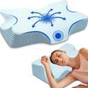 Anvo Cervical Pillow for Neck Pain Relief, Memory Foam Pillows for Neck and Shoulder Pain, Orthopedic Ergonomic Design for Sleeping