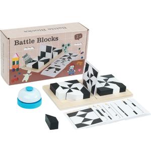 Brain Teaser Puzzles, Wooden Blocks Logic Game with 80 Challenges for Kids, Teens & Adults - IQ Test Mind Puzzle Toys, Perfect Birthday Gifts & Stocking Stuffers for Boys & Girls