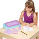 Melissa & Doug Princess Design Activity Kit - 9 Double-Sided Plates, 4 Colored Pencils, Rubbing Crayon