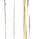 Necklace Holder, Rotating Necklace Display for Vendors, Metal Jewelry Display Stand, Hanging Pandent Chain Tower Rack with 8 Hooks