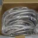 Stainless Steel Garden Hose 75 ft Heavy Duty Metal Water Hoses with 10 Function Water Hose Nozzles for Yard Outdoor