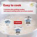 GARAK Kimchi Soup Udon Noodles (3 Packs)  Thick Japanese-Style Korean Noodles with Seasoning, Ready in 2 Minutes, Perfect for Quick Meals (645g / 22.75oz) (EXP 12/12/26)