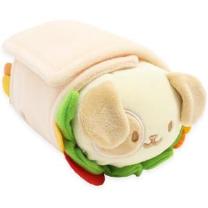 Anirollz Puppiroll Plush in Burrito Outfitz  Kawaii Stuffed Animal with Removable Costume  Cute Squishy Plush Toy Gift for Boys & Kids