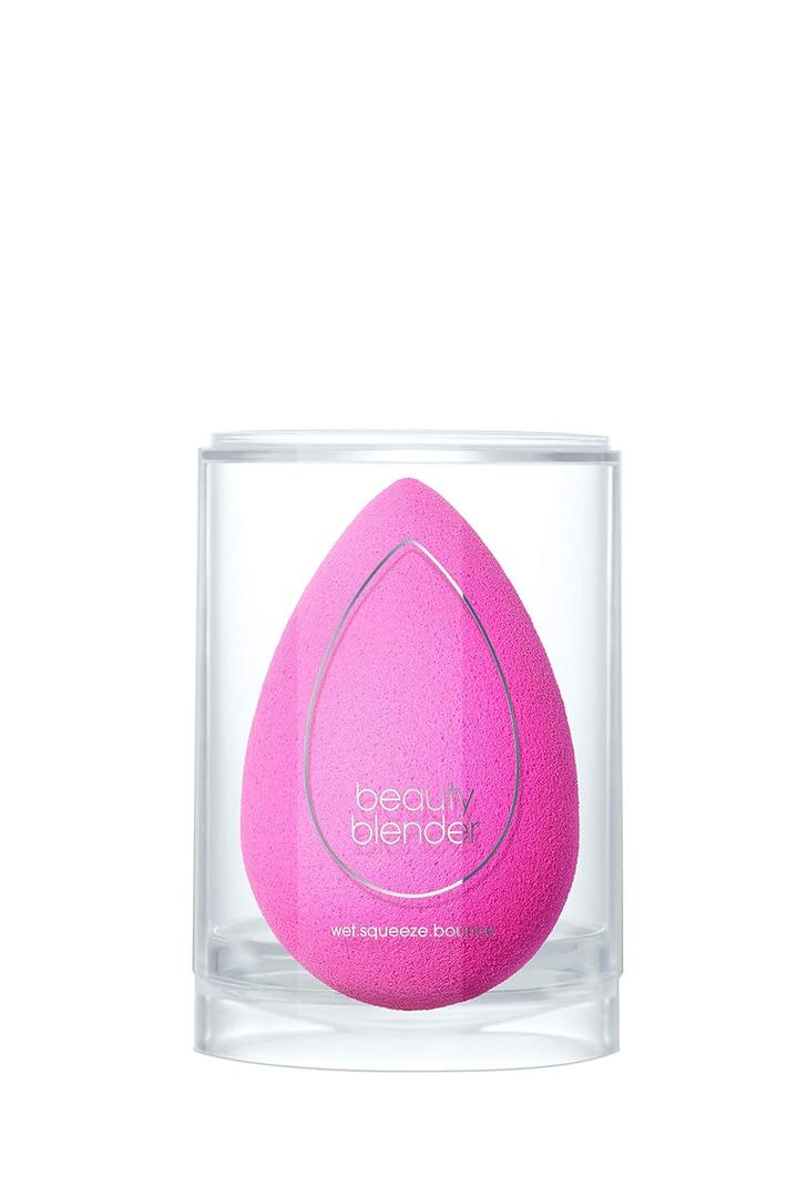 Beautyblender® | Original Pink Beauty Blender Makeup Sponge, Super-Soft Foam Easily Blends Foundations, Powders & Creams, Made in USA, Reusable, Washable, Streak Free Application, Vegan, Cruelty Free