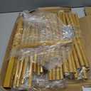 Arch Backdrop Stand, 7.2FT & 6FT Two-Piece Metal Arch Backdrop Set, Sturdy Balloon Garland Stand for Wedding, Party, Photo Booth, Ceremony, Birthday, Graduation Decorations