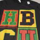 Uniquely African HBCU Apparel Black HBCU Block Letters Grads Alumni African American Unisex Classic Fit Short Sleeve T-Shirt M