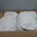 6 Panels Ivory Ceiling Drapes for Wedding 5ftx40ft Ceiling-Drapes Wedding Arch Draping Fabric Cheesecloth Sheer Curtain Romantic Decorations for Party Banquet Ceremony Stage