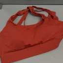 High Impact Sports Bra for Women - Criss-Cross Back, Molded Cups, Hook and Eye Closure - High Support Running Bra, Large