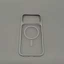 TORRAS Stronger Magnetic & Shockproof for iPhone 17 Pro Max Case, Fit for MagSafe, Military Grade Drop Protection, Camera Control, DIY Button, Slim for iPhone 17 Pro Max Case Translucent Silver