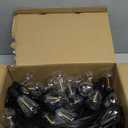 LED Outdoor String Lights 100FT, Waterproof Patio Lights with 52 (50+2 Spare ST38 Shatterproof Replaceable Bulbs), Connectable Dimmable Outside Hanging Light for Porch Garden Deck Bistro Backyard