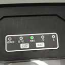 Ice Maker Countertop, Stainless Steel Portable Ice Machine with Carry Handle, Self-Cleaning Ice Makers with Basket and Scoop, 9 Cubes in 6 Mins, 26 lbs per Day, Stainless Steel