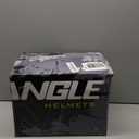 TRIANGLE Kids Motorcycle Helmets Youth Full Face Helmet Lightweight with 2 Visors DOT Approved (Large, Gray White)