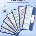 Harvopu for iPad Pro 13 Inch Case with Keyboard (M5/M4) 2025/2024, Magnetic Wireless Detachable Keyboard with Multi-Touch Trackpad 7 Colors Backlit Proof Folio Cover for iPad Pro 13 Inch, Sea Blue