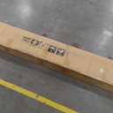 FREDBECK 36in x 84in Wood Barn Door with 6.6FT Barn Door Hardware Kit Included K Shape Solid Spruce Panel Need to Assembly