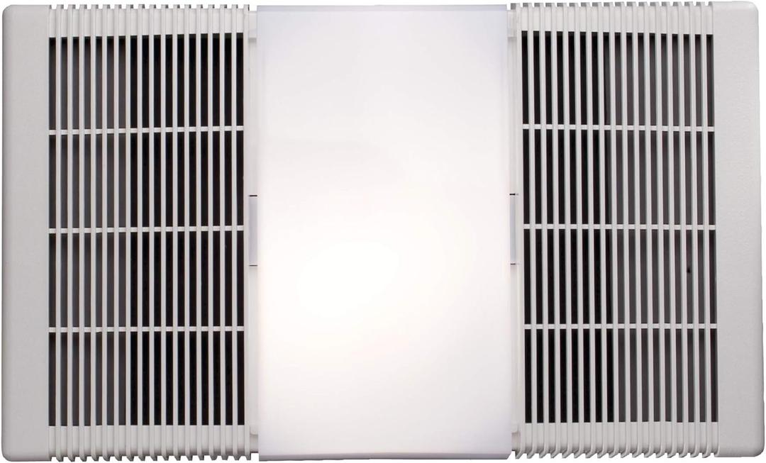 Broan-Nutone 668RP Ceiling Bathroom Exhaust Fan and Light Combo, 100-Watt Incandescent Lighting, 4.0 Sones, 70 CFM , White