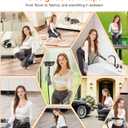 Gautye Steam Cleaner, 3 Level Adjustable Handle, 10s Heat Up, 2.11 Quarts Tank, Handheld Steamer for Cleaning with 18 pcs Accessories, Steam Cleaner for Home for Floor, Dirt, Grease, Grout, Tile, Car