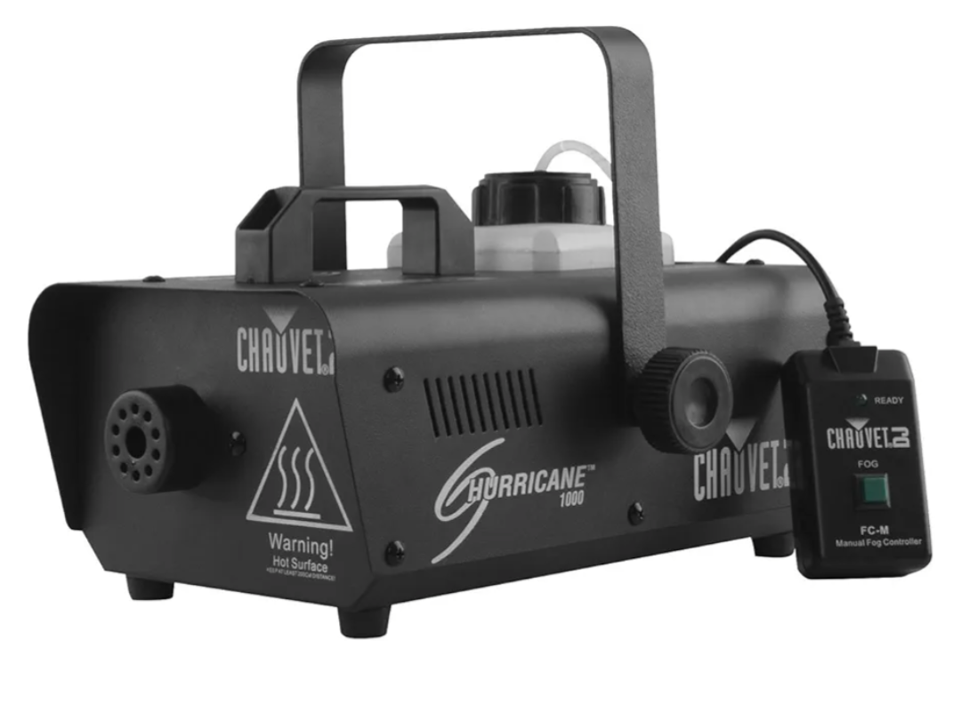 CHAUVET DJ Hurricane 1000 Compact Fog Machine with wireless Remote