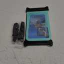 [Up to 8.5" Waterproof Phone Pouch - 2 Pack Waterproof Phone Case for iPhone 16 15 14 Pro Max Galaxy S25 S24 Ultra, IPX8 Dry Bag with Lanyard for Beach Travel Essentials (Black+Green)