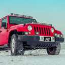 LIGBT 2Pcs 21 inch 204W LED Light Bar Kit with 4 Pods for Truck
