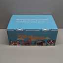 42x42 Inches Puppy Playpen with Cover&Dog Pads, Dog Playpen for Puppies or Small Dogs, Pet Playpen for Indoor & Outdoor, Sturdy Safety Dog Pen with Thickened Fabric (Blue)