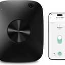 Airversa Smart Waterless Essential Oil Diffuser Scent Air Machine with 12A1V Power Adapter for Large Rooms Spaces Home and Commercial Use, Up to 2000 sq ft 400 mL Capacity Scent Diffuser, Black ANA