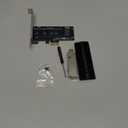 M.2 NVMe to PCIe Adapter, Aluminum Heat Sink, Supports 2230/2242/2260/2280 SSDs, PCIe X1 Interface, Compatible with Windows and Mac OS