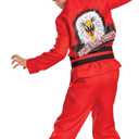 Disguise Boys Cobra Kai Eagle Fang Kids Costume, Official Cobra Kai Cosutme Gi With Belt and Pants (L (10-12))