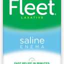 Fleet Laxative Saline Enema for Adult Constipation, 4.5 fl oz, 4 Bottles (18 Ounce (Pack of 1)), Best By: 2028-01