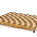 Bamboo Stovetop Cover & Countertop Cutting Board with Adjustable Legs, Dual-purpose Chopping Board for Gas Electric Stove Burner, Workspace Block Cover for RV Camping Camper