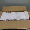 10 Pack White Table Cloth Rectangle Table Cloths for 8 Foot Rectangle Tables 60 X 126 Inch Washable Polyester Table Covers, Reusable & Wrinkle Resistant for Weddings, Parties, Events, and Everyday Use