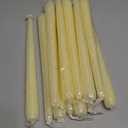12 Pack Ivory Taper Candles 10 inch - Taper Candles Dripless, Smokeless, Unscented - 8 Hours Long Burning - Hand Poured Tall Candlesticks - Perfect for Home Decor, Weddings, and Special Occasions