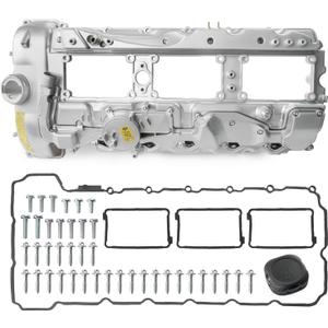 Upgraded Aluminum N55 Engine Valve Cover with Gasket & Bolts & Oil Filler Cap Compatible with 2011-2019 BMW 328i 335i 435i 530i 535i 640i 740i 135i 235i X3 X4 X5 X6 3.0L Replace 11127570292 264-937