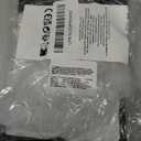 Juvale Medicine Bottle Adapter for Syringe - 45 Pack, 17/21/24 mm, Clear Polypropylene - Press-In Bottle Adapter for Oral Syringes - For Pediatric & Veterinary Dosing