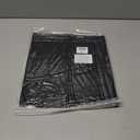 Plus Size Leggings, Black Mesh Yoga Pants for Women with Pockets High Waisted Tummy Control & Squat Proof Workout Leggings Black 5XL (Black)